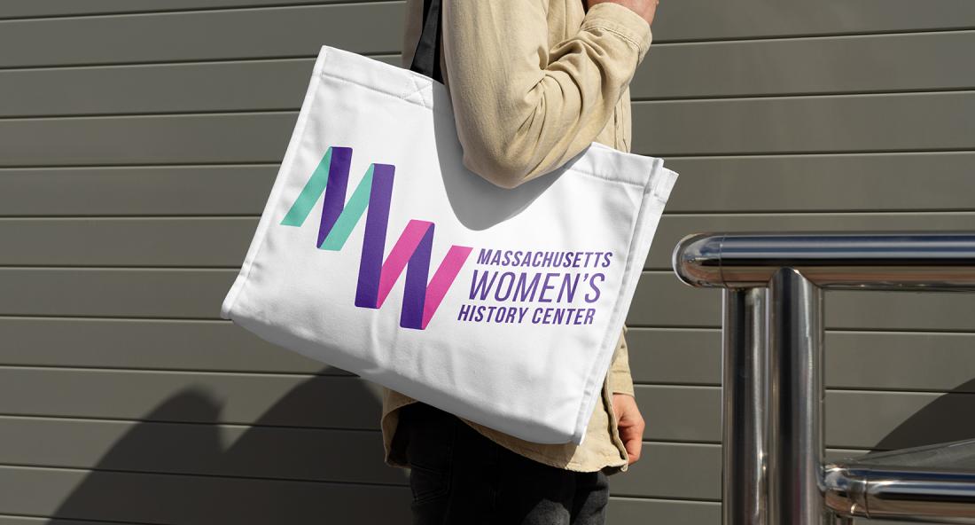 MWHC branding on shoulder bag